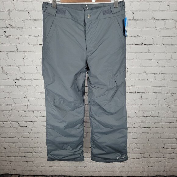 NWT Columbia Grey Outgrown System Waterproof Insulated Snow Pants Size Large L - Picture 1 of 16